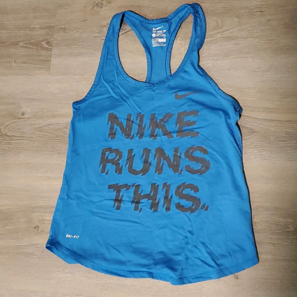 Nike Dri-Fit Racerback Tank Tee, Small